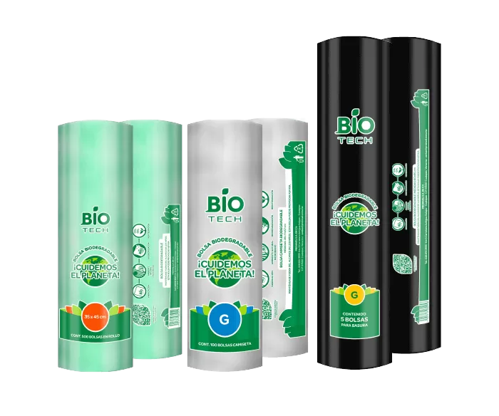 Biotech Sustrato Impreso Bolsas Contenedoras 